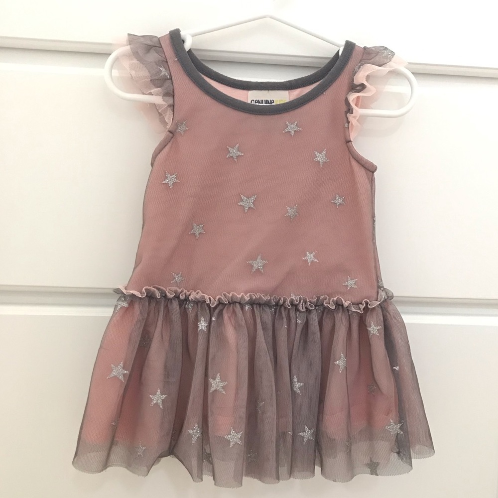 Cute Oshkosh  baby dress (12M)